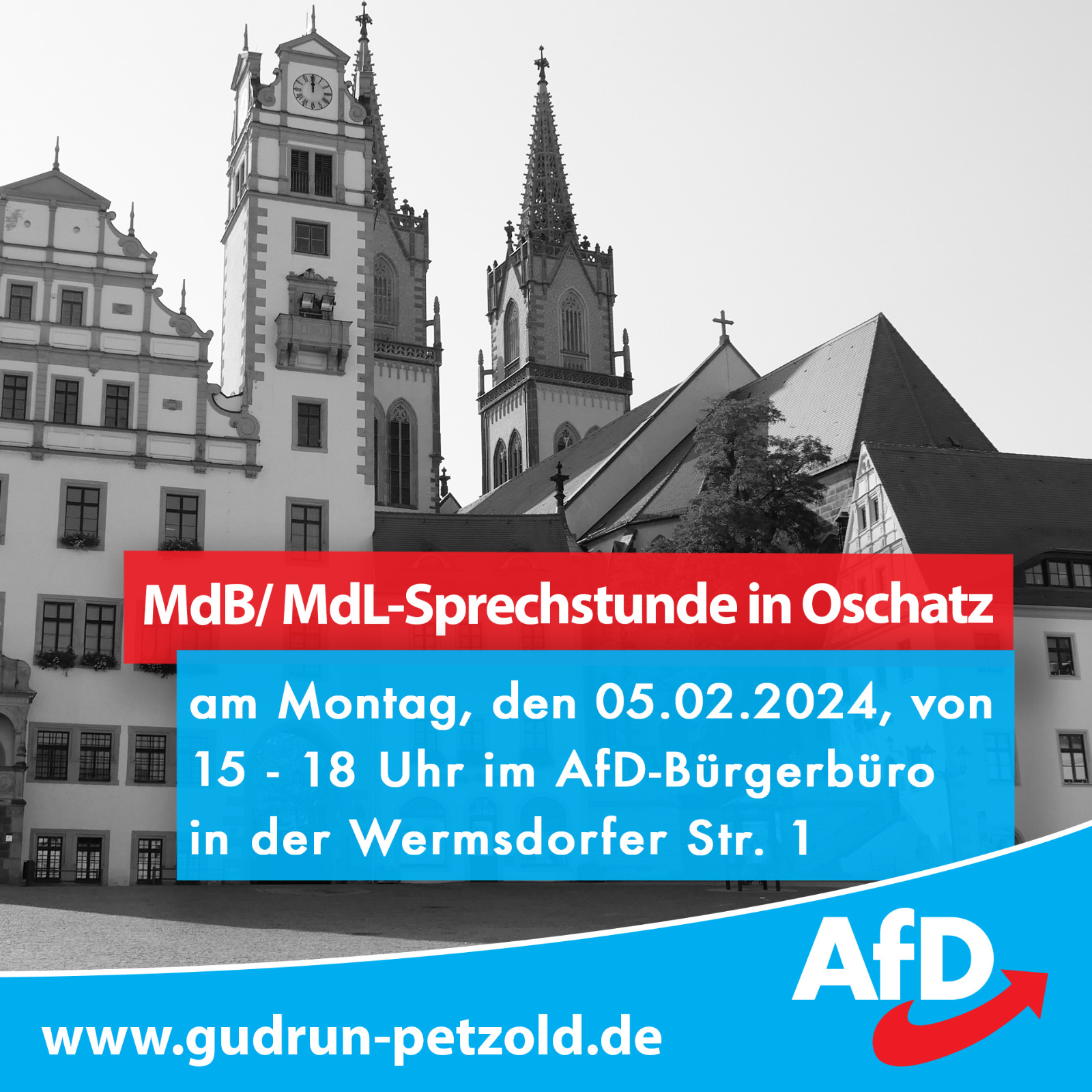 MdB/MdL-Bürgersprechstunde in Oschatz